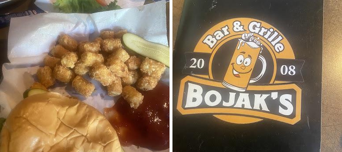 Bojak's Bar & Grille Menu